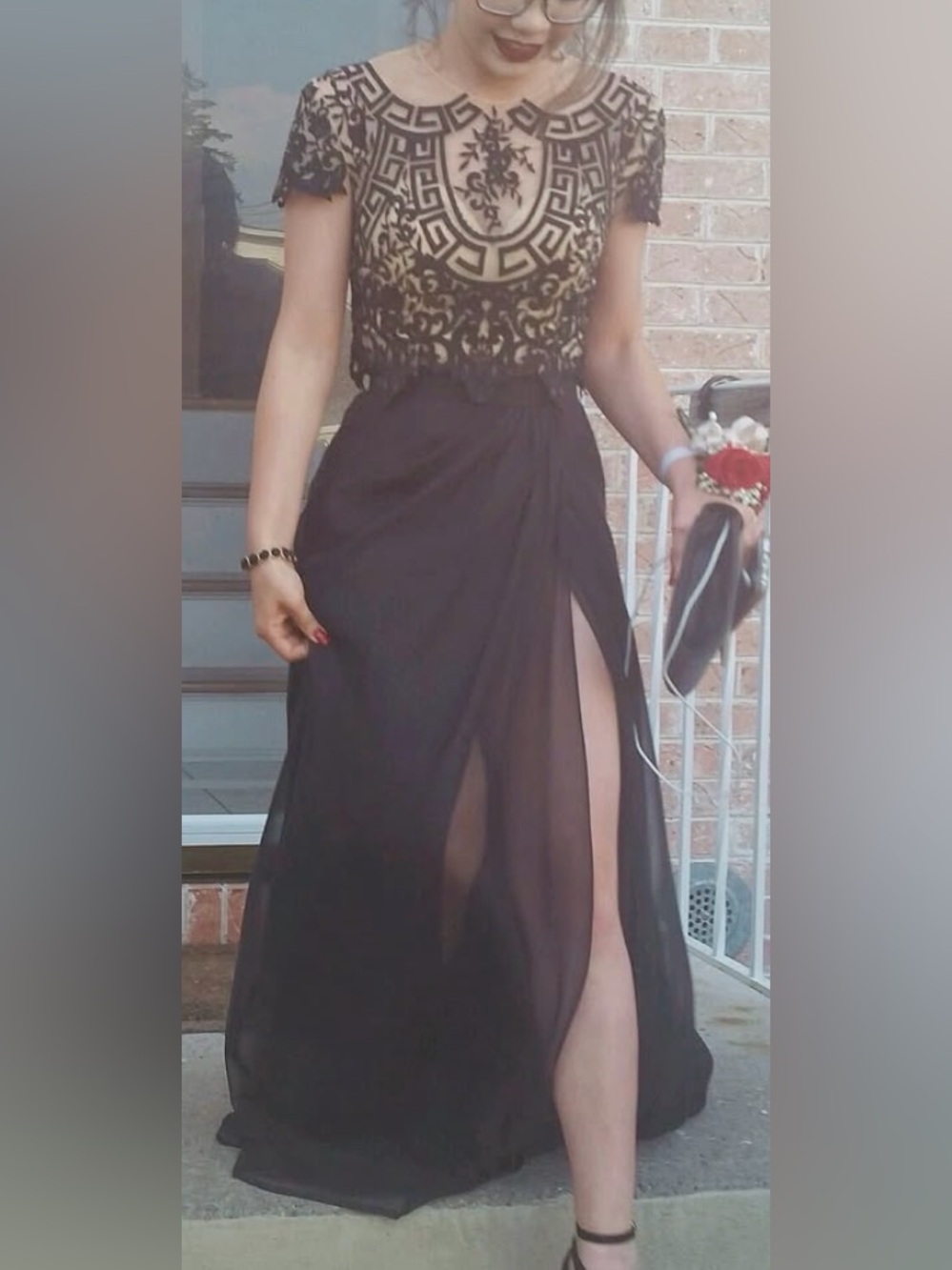 Two piece formal dress